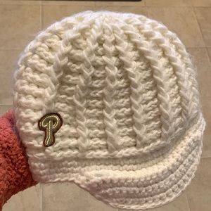 Women’s New Era Knit Ski hat with brim- Philadelphia Phillies